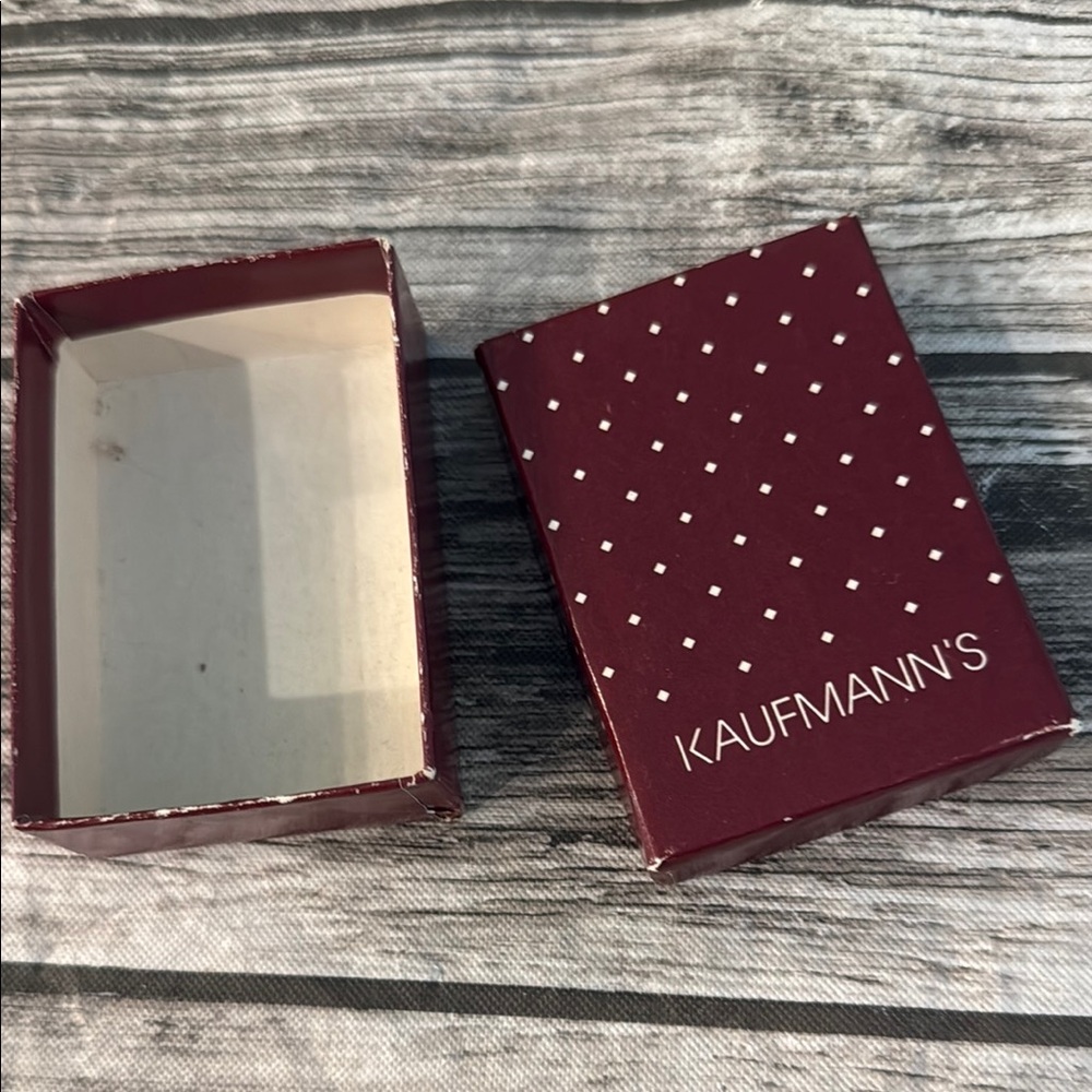 Kaufmann's Polka Dot Jewelry Box RARE